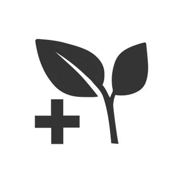 Herbal Icon Illustrazione stock