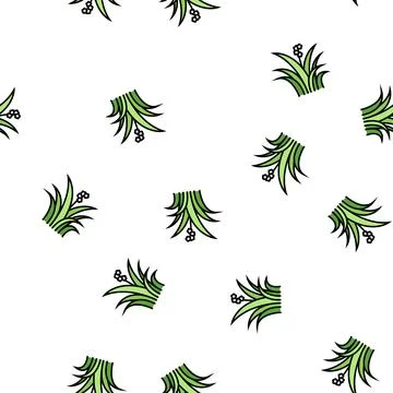 Herbal leaf vector seamless pattern 스톡 일러스트