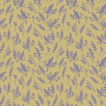 Herbal pattern Stock Illustration