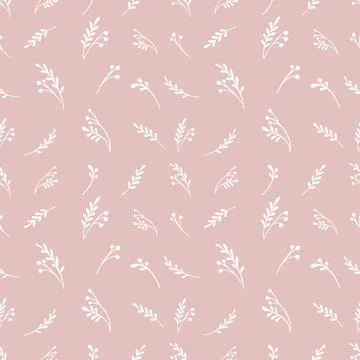 Herbal pattern Stock Illustration