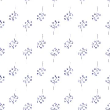 Herbal seamless pattern. Light floral background in a modern minimalists styl 스톡 일러스트
