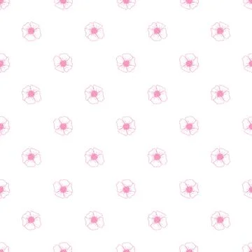 Herbal seamless pattern. Light floral background in a modern minimalists styl 스톡 일러스트