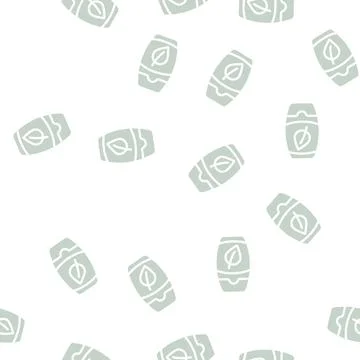 Herbal shampoo glyph icon vector black illustration Stock Illustration