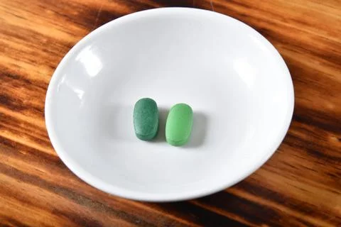 Herbal supplements Stock Photos