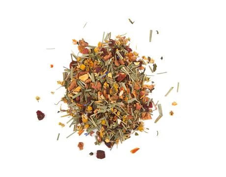 Herbal tea with berries Stock Photos