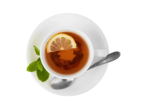 Herbal tea with berries Stock Photos