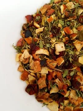 Herbal tea close up Stock Photos