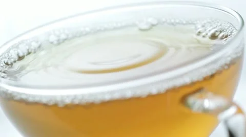Herbal Tea Drop Video stock 10830818