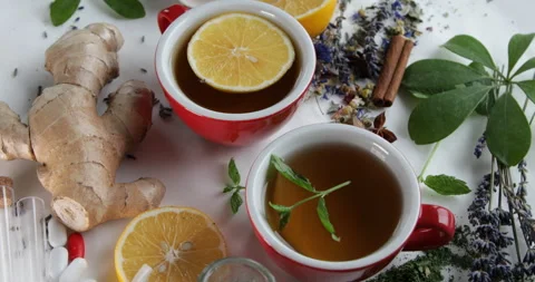 Herbal tea Stock Footage 310927509