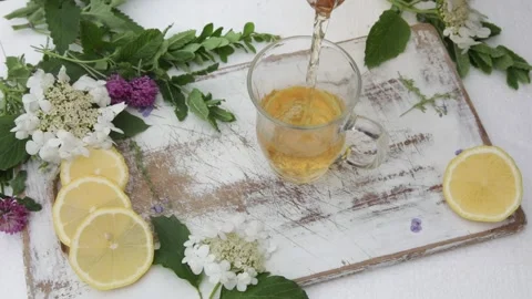 Herbal tea Stock Footage 315560341