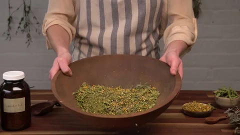 Herbal Tea Mixture Stock Footage 155111620