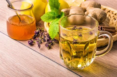 Herbal tea Stock Photos