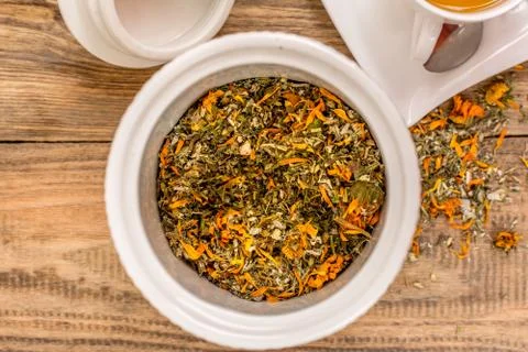 Herbal tea Stock Photos