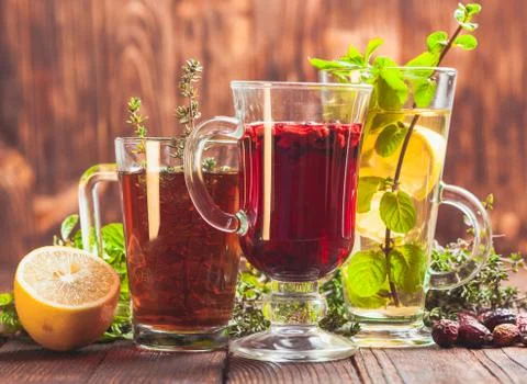 The herbal tea Stock Photos