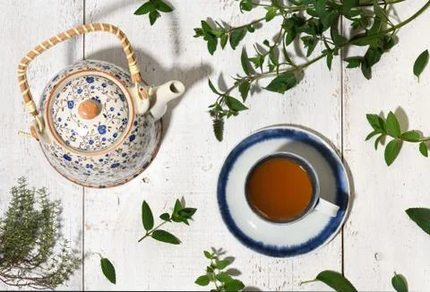 Herbal tea Stock Photos