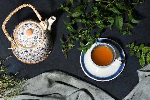 Herbal tea Stock Photos