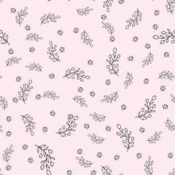 Herbal tea seamless pattern Stock Illustration