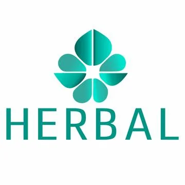 Herbal Vector Logo Stock-Illustration