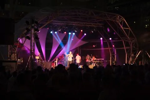 Herbaliser performing Stock Photos