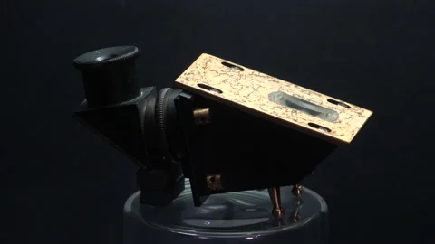 Herbert Smith Refractometer 1907 by J H Steward for Gemology and Mineralogy Stock Footage 219600883