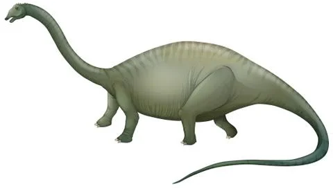 Herbivorous dinosaur Stock Illustration