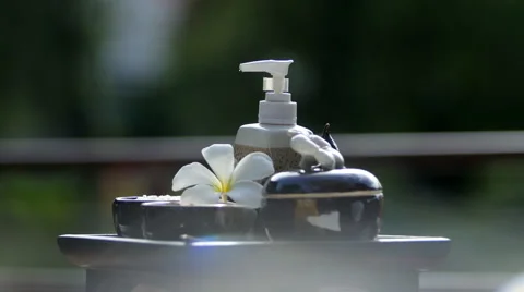 Herbs and spa accessory Stock Footage 67158026