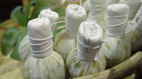 Herbs and spa accessory, Medicinal herbs Stock Footage 59598483