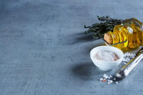 Herbs and spices selection Stock Photos