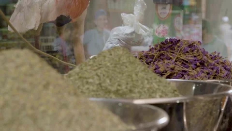 Herbs in egypt Vídeo Stock 247018649