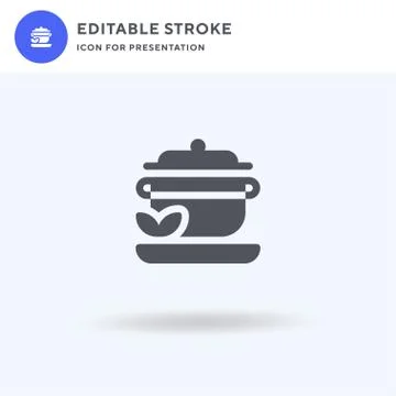 Herbs icon vector, filled flat sign, solid pictogram isolated on white, logo  Stock Illustration