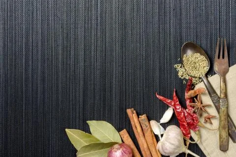 Herbs in kitchen Stock Photos