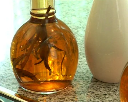 Herbs Spices and Cooling Oils Stock Footage