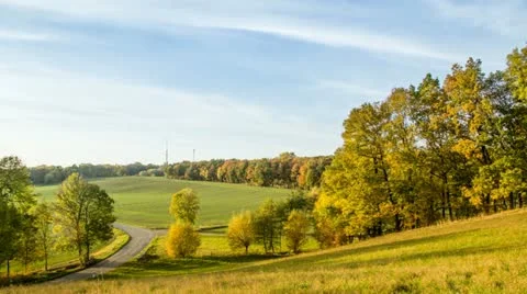 Herbstzeitraffer 1080 Stock Footage 12367981