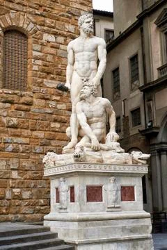 Hercules and Cacus Stock Photos