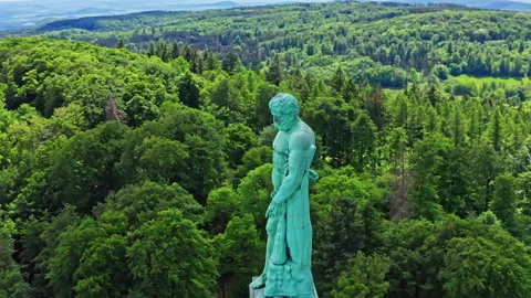 Hercules monument in Kassel Stock Footage 153948010