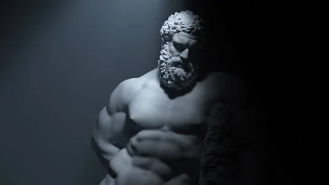 HERCULES STATUE Stock Footage 164516734