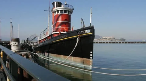 Hercules the Steam Tug Stock Footage 22147205