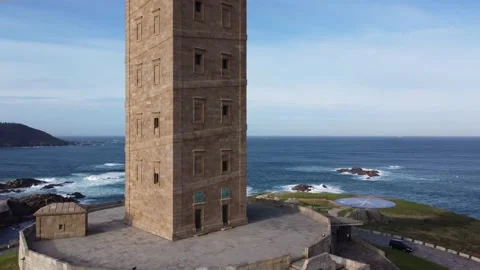 Hercules Tower going up Stock Footage 170224416