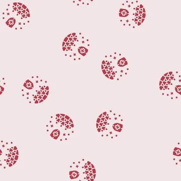 Herd immunity immunization glyph seamless pattern 스톡 일러스트