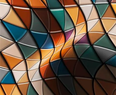 Here is an abstract image with many colors intended to be used as a backgroun Stock Illustration