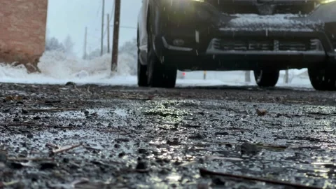 Here comes the car from ground view Vídeos de archivo 150877010