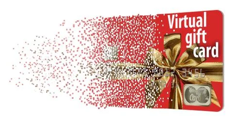 Here is an e-gift card, also known as a virtual or electronic gift card. It i Stock Illustration