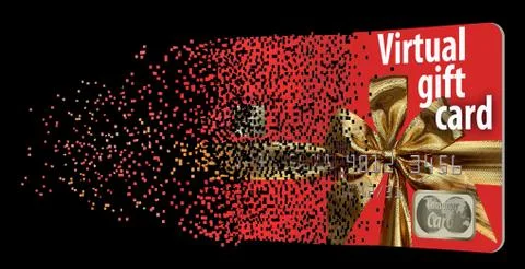 Here is an e-gift card, also known as a virtual or electronic gift card. It i Stock Illustration