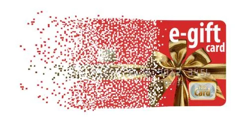 Here is an e-gift card, also known as a virtual or electronic gift card. It i Stock Illustration