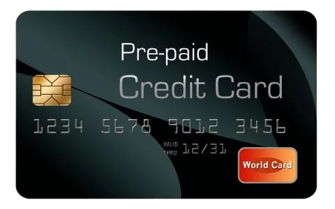 Here is a flexible spending account debit card. Stock Illustration