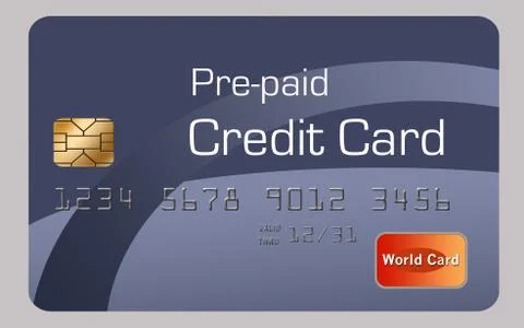 Here is a flexible spending account debit card. Stock Illustration