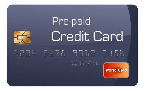 Here is a flexible spending account debit card. Stock Illustration