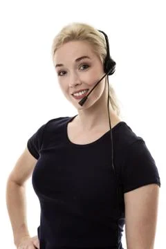 Here to help Foto stock