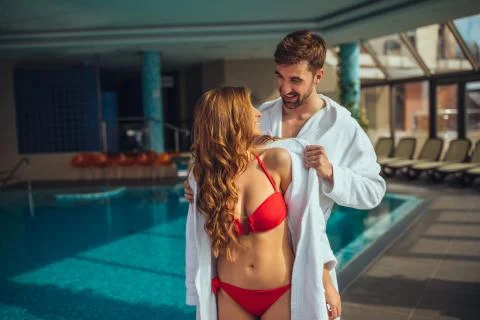 Here, let me help you, my lady Stock Photos