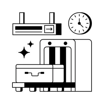 Here is a modern glyph illustrations set of travel and tourism, ready to use Stock Illustration